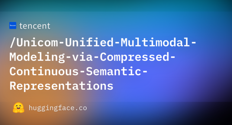 Unicom-Unified-Multimodal-Modeling-via-Compressed-Continuous-Semantic-Representations カバー画像