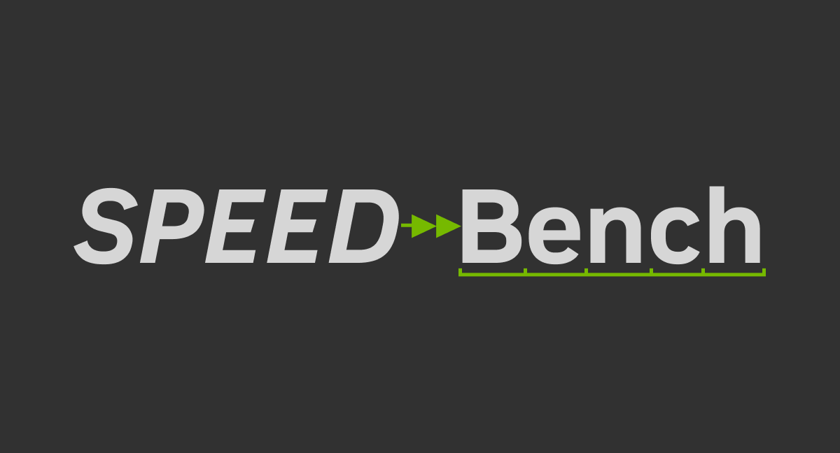 **Introducing SPEED-Bench: A Unified and Diverse Benchmark for Speculative Decoding** カバー画像
