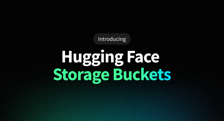 Introducing Storage Buckets on the Hugging Face Hub カバー画像