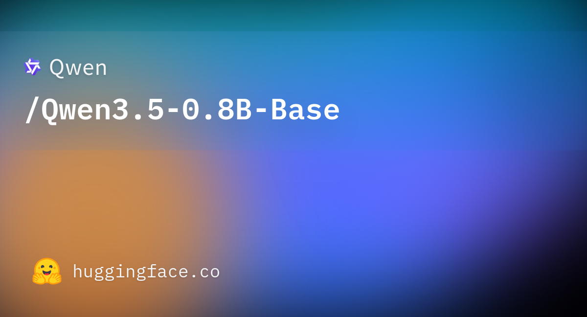Qwen3.5-0.8B-Base カバー画像