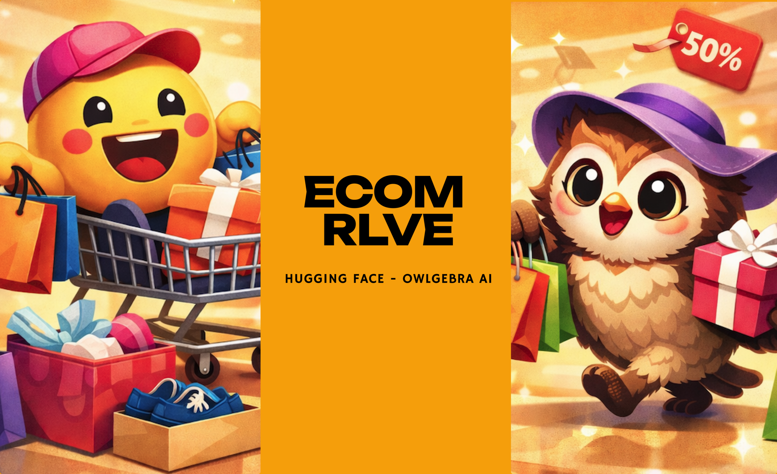 Ecom-RLVE: Adaptive Verifiable Environments for E-Commerce Conversational Agents カバー画像