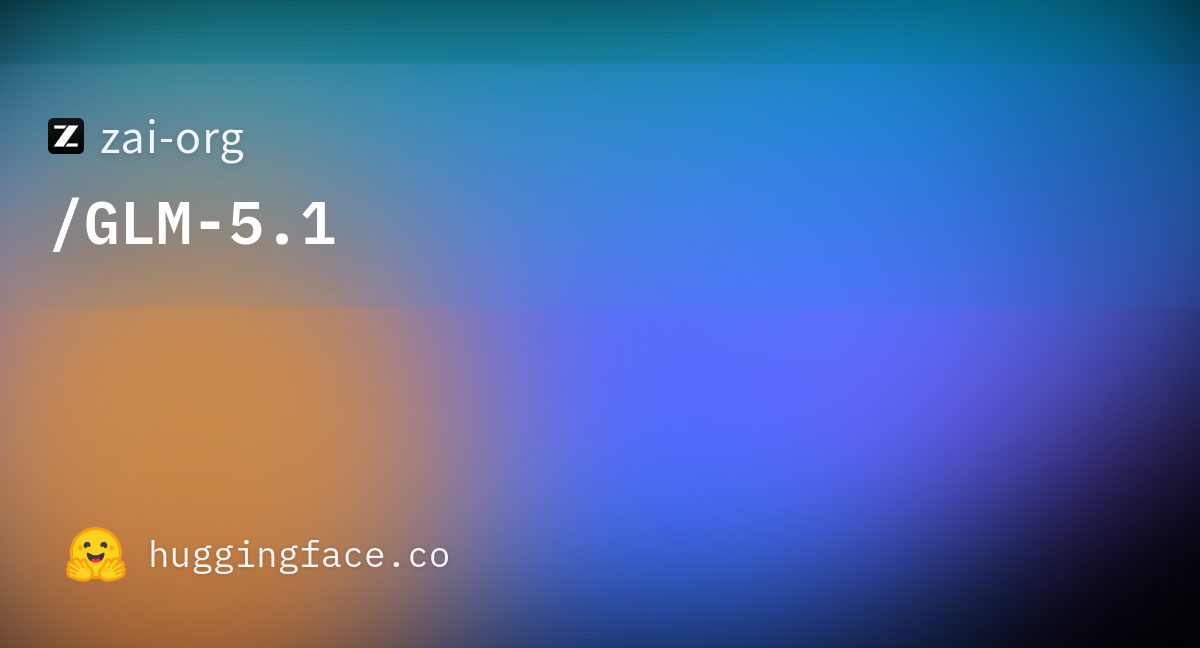 GLM-5.1 カバー画像
