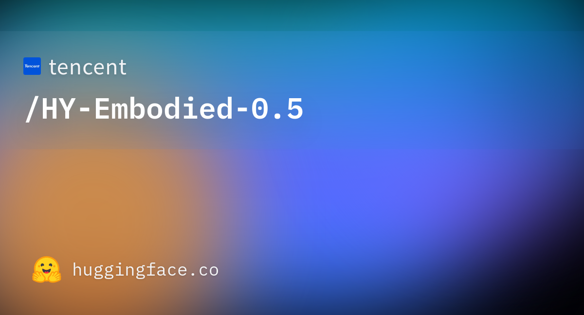 HY-Embodied-0.5 カバー画像