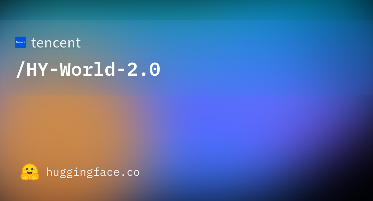 HY-World-2.0 カバー画像