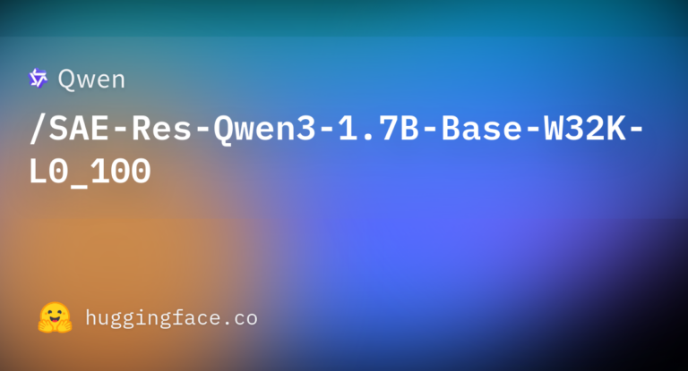 Qwen3-1.7B-Base-W32K-L0_100 カバー画像