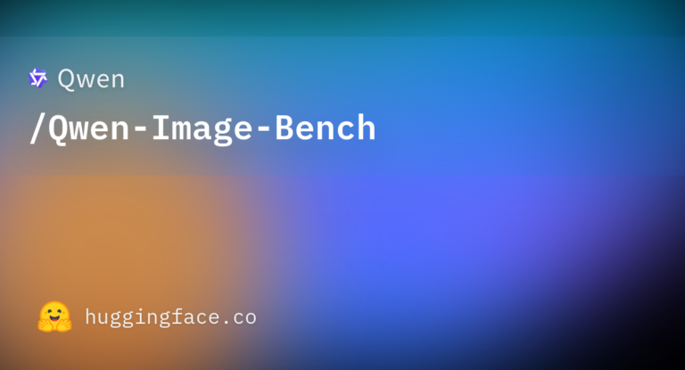 Qwen-Image-Bench カバー画像