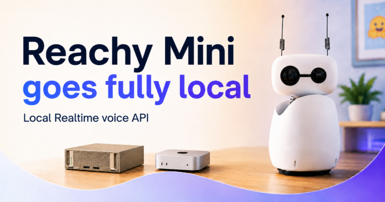Reachy Mini goes fully local カバー画像