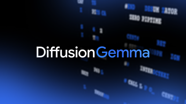 DiffusionGemma: 4x faster text generation カバー画像