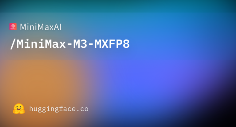 MiniMax-M3-MXFP8 カバー画像