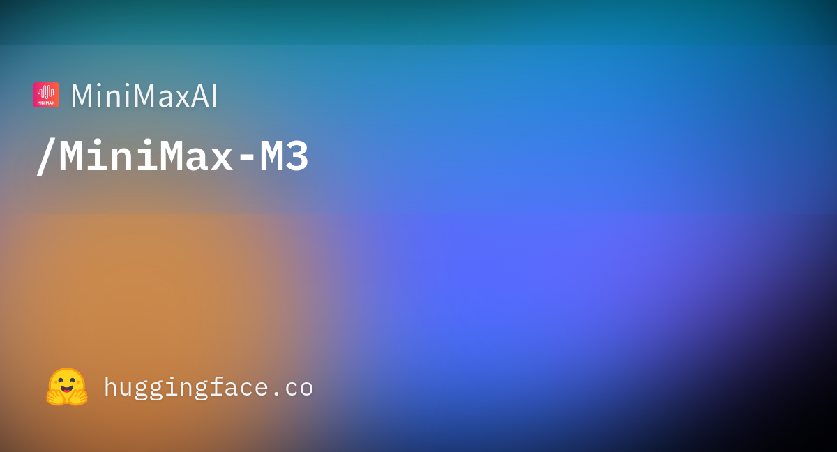 MiniMax-M3 カバー画像