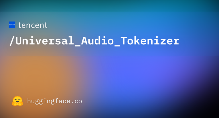Universal_Audio_Tokenizer カバー画像