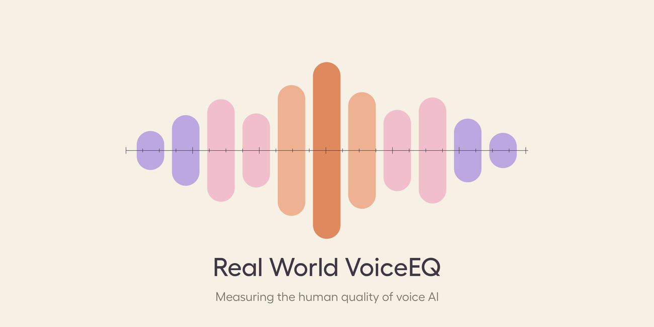 Introducing Real World VoiceEQ: Measuring the human quality of voice AI カバー画像