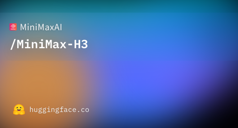 MiniMax-H3 カバー画像