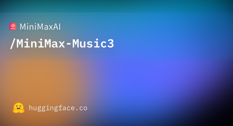 MiniMax-Music3 カバー画像