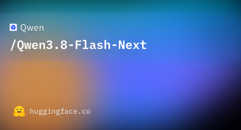 Qwen3.8-Flash-Next カバー画像