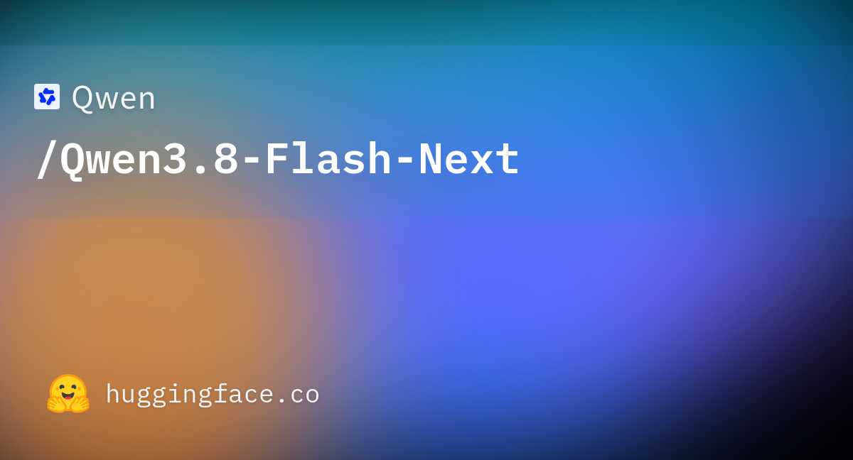Qwen3.8-Flash-Next カバー画像