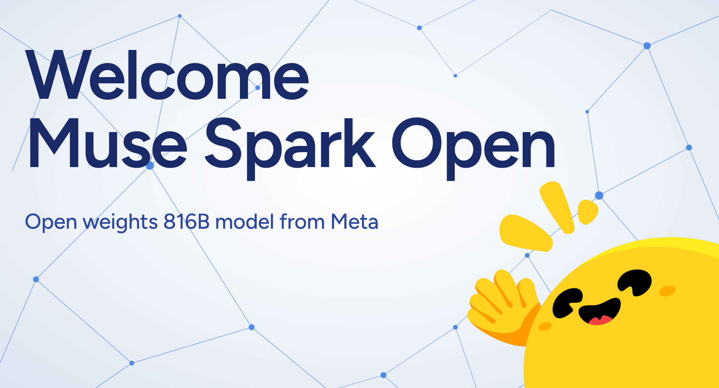 Welcome Muse Spark Open: open-weight frontier multimodal mixture-of-experts model from Meta カバー画像